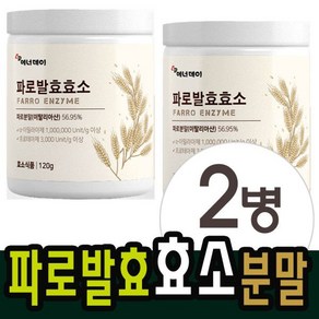 파로곡물 발효 파로효소 높은역가수치 가루 분말 2병, 2개