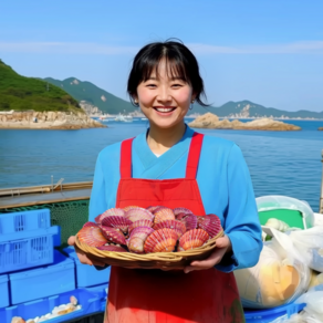 가리비 산지직송 제철 홍가리비, 1개, 5kg (100미 내외)