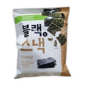 풀무원 블랙김스낵 오리지널 75g, 10개