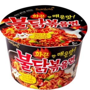 삼양 불닭볶음면 큰컵 105g, 9개