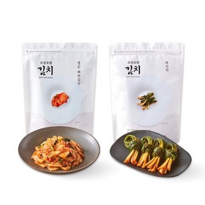 신세계푸드 [조선호텔김치] 조선호텔 썰은배추김치 1kg+파김치 500g_냉장, 1개
