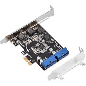 Vbestlife VBESTLIFE USB3.0 증설 보드 PCI-E PCI-Expess에서 내부 2포트 19핀 헤더까지, 상품명참조