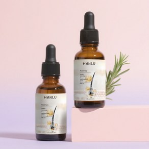 [휴일에도 정상 발송합니다] 로즈마리 헤어 에센스 두피 진정 & 모발 영양 공급, 1개, 30ml