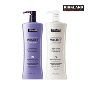 커클랜드 샴푸 린스 1리터 모이스쳐 / Kikland Signatue Moistue Shampoo 33.8 fl oz, 1개, 1L