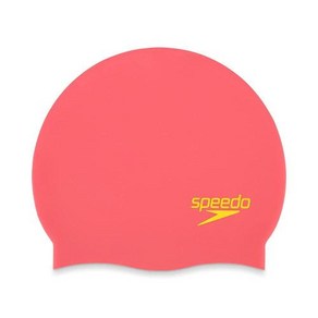 Speedo 남녀공용 성인용 수영 모자 실리콘 탄성체 블랙, 없음, 페스티벌 푸크시아