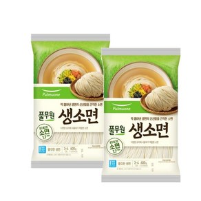 풀무원 생 소면 (4인분), 2개, 600g