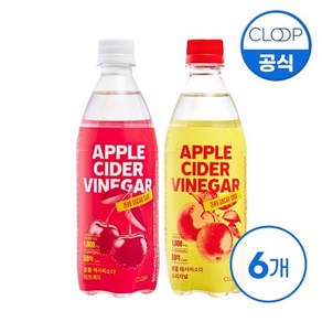 클룹 애사비소다 500ml 6입 (오리지널/ 타트체리), 6개