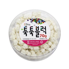 이지툭툭블럭 관절 리필 흰색 70g, 1개