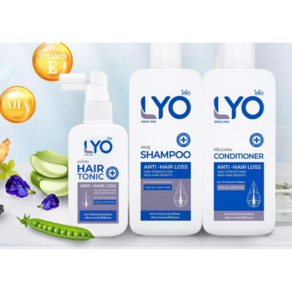 태국 lyo / Hai Tonic 100ml Shampoo 200ml Conditione 200ml -모발 및 두피케어 제품, 1개