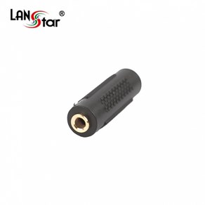 LANsta 스테레오 3.5mm 연장 젠더/LS-STG-3.5ST-FF/양쪽 3.5ST(암/암)/스테레오 3.5 케이블 2개를 서로 연장할때 사용/ST케이블끼리 연결시 중간에 어, 2개