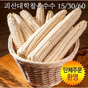 껍질벗긴 생냉동 괴산대학찰옥수수, 1박스, 3.0kg(생거20개_특품)