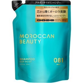 일본직발송 6. MOROCCAN BEAUTY(모로칸 뷰티) 모로칸 뷰티 딥 모이스트 샴푸 (리필) B0CDH2CZ9R, One Size, One Colo, 1개, 370ml