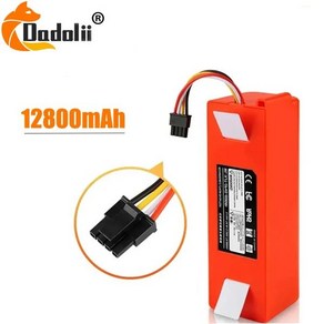 로봇 진공 청소기 배터리 샤오미 Roboock S55 S60 S65 S50 S51 S5 MAX S6 부품 14.4V 12800mAh