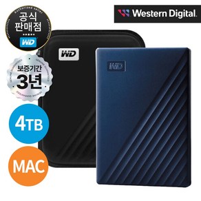 WD NEW My Passport For Mac Gen4 외장하드 4TB