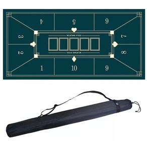 고니표 텍사스 홀덤매트 포커 테이블 매트, 빅스페셜, 중 (60x120cm), 1개