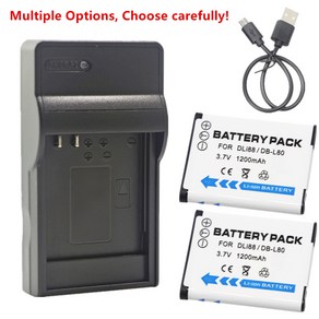도시바 카밀레오 BW10 SX500 SX900배터리 충전기 PX1686, [02] 1 배터리, 1개