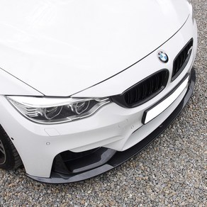 BMW M4 프론트립 범퍼 댐 튜닝 파츠 2014년-2020년 호환 용품, M4 프론트립 (블랙유광) MP타입