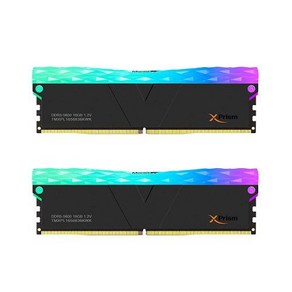 V-Colo DDR5 Manta XPism 64GB32GBx2 5600MHz 2Gx8 CL36 1.25V SK 하이닉스 IC RGB 게이밍 데스크탑 업그레이드 RAM 메모리 모, 2개, 2) 블랙 - 32GB16GBx2 - DDR5 5600