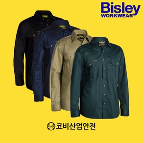 Bisley비즐리 워크웨어 오리지널 코튼 드릴 셔츠 BS6433