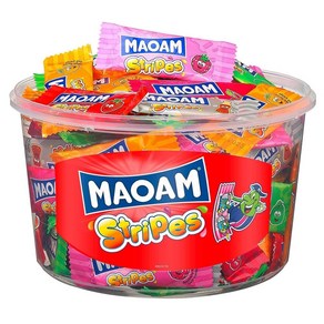 하리보 마오암 Maoam 스트라이프 100팩, 100개