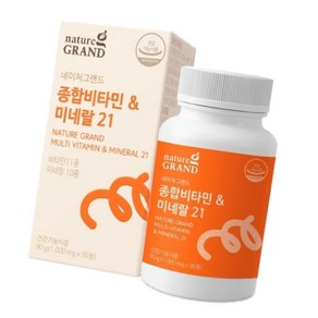 종합비타민 앤 미네랄21 1000mg x 90정 비타민11종 미네랄10종, 1개