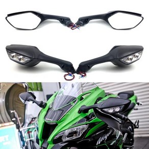 가와사키 닌자 ZX10R ZX-10R ZX 10R 2011-2015 2014 오토바이 백미러 LED 방향 지시등 신호, 1개