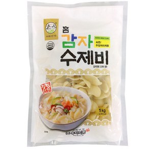 송학식품 홈 감자 수제비 1kg(약6인분) X 10개입 BOX, 1kg, 10개