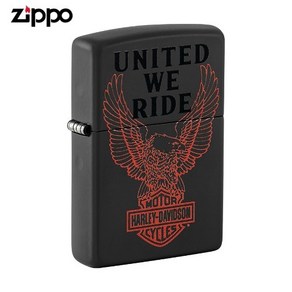 ZIPPO 라이터 프린팅 48983 Haley Davidson 오일+심지+부싯돌 3종세트 포함