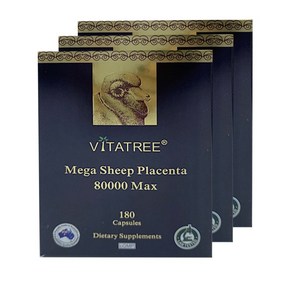 호주 비타트리 메가 양태반 80000mg MAX 180정-3개, 180정, 3개