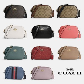 COACH 코치 CQ875 미니 제이미 레더 카메라 백