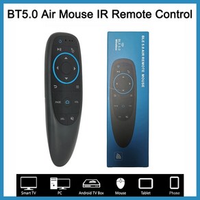 가전 액세서리 Ai Mouse IR Remote Contol fo 카플레이 Bluetooth 5.0 무선 TV Box Smatv PC 프로젝터, [02] G10S PRO, 1개