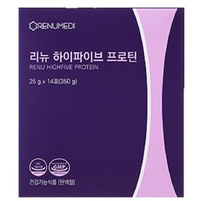 리뉴메디 리뉴 하이파이브 프로틴 고단백쉐이크 1팩, 350g, 1개