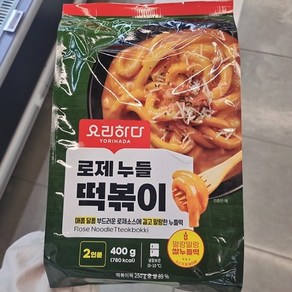 요리하다 로제 떡볶이 400g, 일반포장 동절기만, 1개