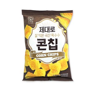 우리밀 국산 옥수수 콘칩 60g, 20개