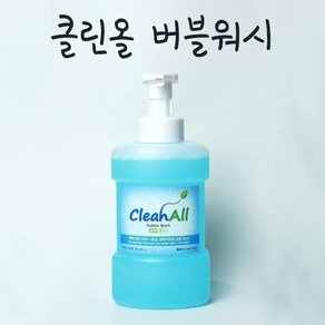 클린올 야자유추출 버블워시 800ml 보습제함유 거품비누, 1개