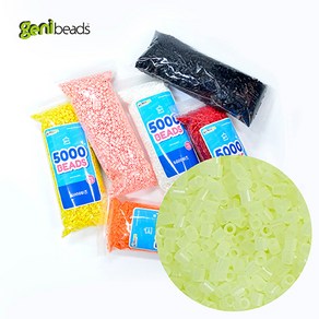 지니비즈(GENIBEADS) 리필용 싱글비즈_지니비즈 5000비즈, 야광그린, 1개