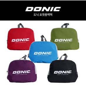 도닉 스포츠 백팩 탁구가방 포켓용백팩 DONIC 캐쥬얼 등산 여행 가방, 레드, 1개