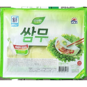 쌈무(사조대림 냉장 와사비맛 3K), 3kg, 1개