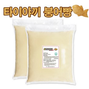 타이야끼 붕어빵 반죽 10kg, 1개