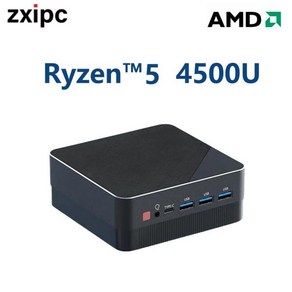 UMPC 미니 휴대용 포켓 게임기 콘솔 데스크탑 컴퓨터 게이밍 PC AMD Ryzen7 4500U 5500U 5700U 32GB DDR4 512GB 1TB SSD WiFi6 NU, 2) WiFi 6 NO RAM NO SSD - AMD, AMD R5-5500U