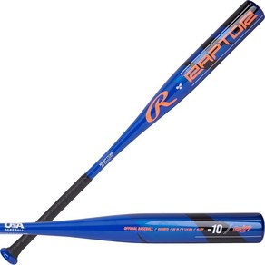 Rawlings  RAPTOR 야구 배트 미국 -10 1개 알루미늄 다크 그린 73.7cm(29인치), 29 Inch, 29 Inch