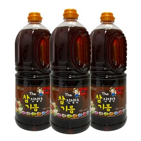 업소용 대용량 참깨 들깨 향미유 1.8L 맛기름 향기름, CJG001-2_더 참 진정한 기름1.8L, 1개