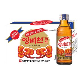 일양약품 영비천 골드-영지버섯음료, 120ml, 100개