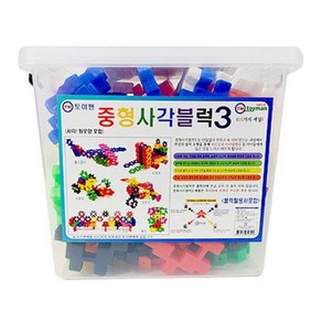 과학학습 중형사각블럭3 100pcs, 1개