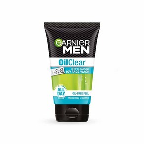 Garnier Men 페이스워시 피부 유분 밸런스 조절 오일클리어 클레이 D-톡스 2 x 150g(2개 팩)