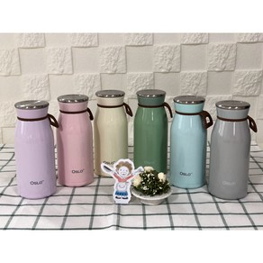 OSLO 오슬로 밀크텀블러 450ml 스텐텀블러 보온보냉병 6colo, 민트, 1개