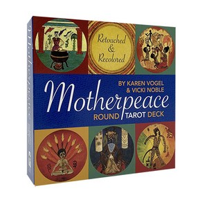 [인터타로] 마더피스 라운드 타로카드 Mothepeace Round Taot [주머니증정] 직수입정품, 1개