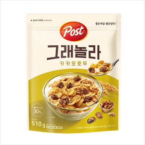 포스트 카카오 호두 그래놀라, 510g, 2개