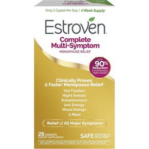 Estoven Complete Multi-Symptom Menopause 50대 여성을 위한 건강보조식품, 28정, 1개