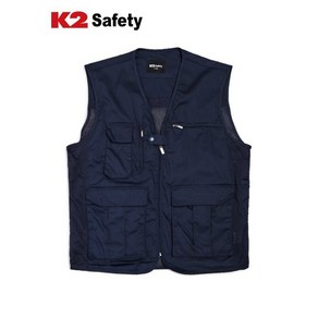 K2 Safety 21VE-601R (Navy) 메쉬조끼 사계절베스트 멀티포켓 멀티조끼 베스트 작업복 근무복 워크웨어